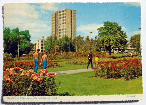 Postcard heath park gardens - postcard,