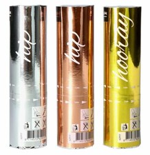 3 X COLOURFUL METALLIC