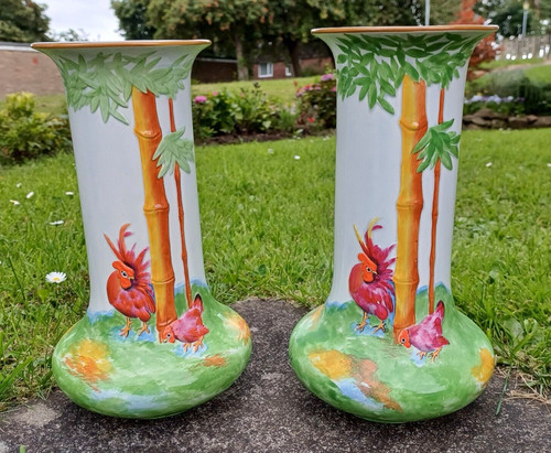 Pair crown ducal hen - crown, &