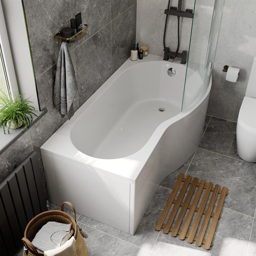 Bathroom suite shaped right - suite, p