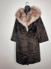 Vintage Faux Astrakhan coat