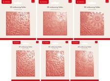 Crafters Companion - 3D Embossing Folders -  Christmas Collection