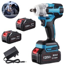 GEARZAAR 1000Nm Cordless Electric Impact Wrench Drill Gun Drive Ratchet Socket