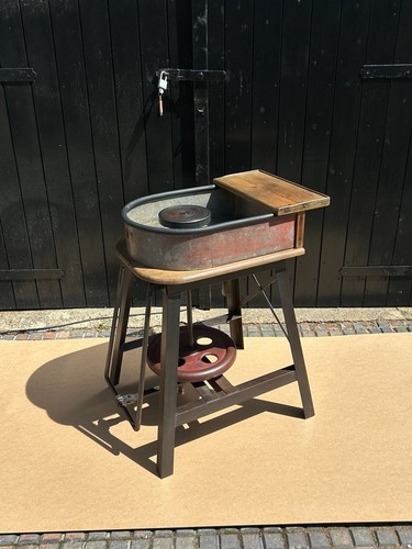 Antique kick pottery wheel - antique,