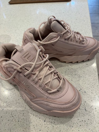 Baby pink girls fila trainers - girls,