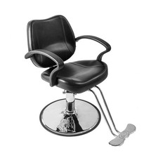 Adjustable Hydraulic Barber Chair Stylist Hair Salon Beauty Equipment Black NEW