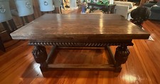 Antique English Oak Carved