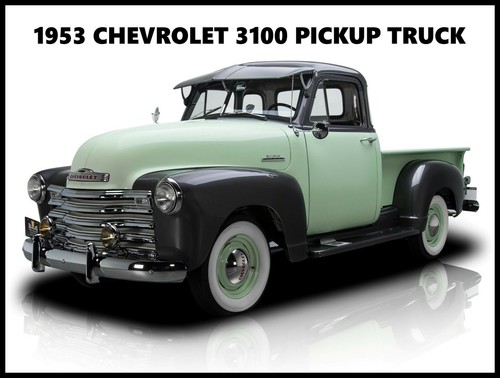 1953 chevrolet 3100 pickup - 1953,