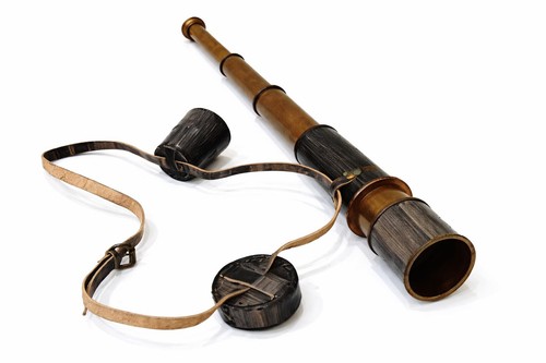 Antique marine telescope - antique,