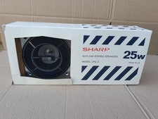 Vintage New Sharp CPG-2 Hi-Fi Car Stereo Speakers 25W 1980s 