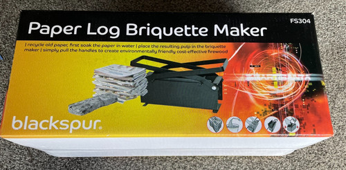 Paper log briquette - briquette, /