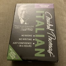 Michel Thomas Italian Advanced Course Box Set - New & Sealed RRP £50