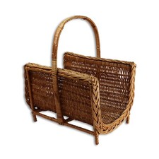 Wicker Display Log Carrier