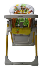 Peg Perego Prima Pappa Follow Me, Fox & Friends, High Chair, Multicoloured, Wheels Included