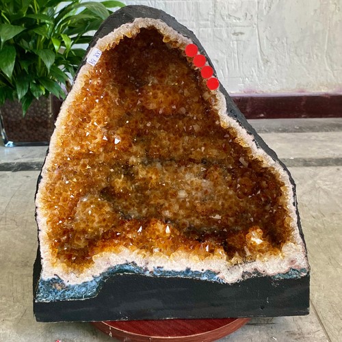 2lb large natural citrine - 41.2lb,