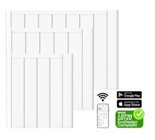 Mylek Ceramic Radiator WIFI Electric Panel Heater White Timer Eco 1kw 1.5kw 2kw