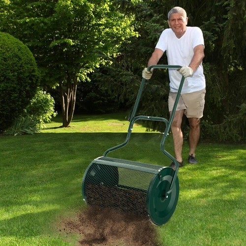 80l compost spreader soil seed - compost,
