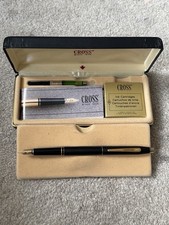 Cross Vintage Classic Century Matt Black M Fountain Pen  New - Box Convertor Etc