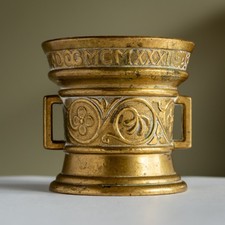 Antique bronze brass - brass?, swiss