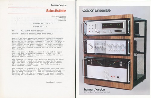 1976 harman kardon - 1976, citation