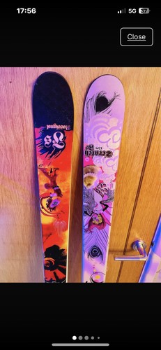Skis new very - new, funky