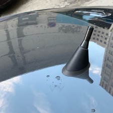 Universal 1.38" inches Car Antenna aerial Carbon Fiber Radio FM Antena Black UK