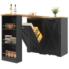 Multifunctional Black Kitchen
