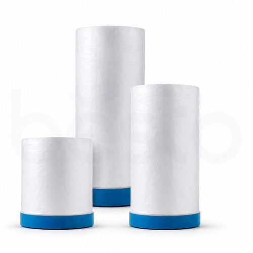 Pre taped dust sheets for - dust,