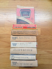 8 VINTAGE 16MM MOVIES - WWII