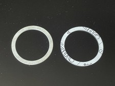 Pair of Fibre (C.N.A.F.) Washers/Gaskets for 58mm Miners Lamp Glass