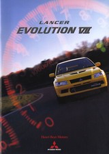 [Catalog] 2001 Mitsubishi Lancer Evolution VII 7 Japanese brochure CT9A GSR RS