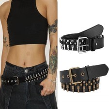 Retro Punk Style Bullet Belt