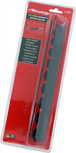 Magnetic socket rail - 1/2",