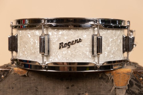 1960s rogers 5x14 white marine - 5x14,