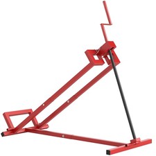 HOMCOM Foldable Ride On Lawn Mower Lift, 400 kg Telescopic Maintenance Jack