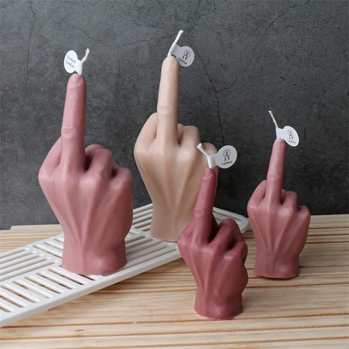 Middle finger silicone mold - middle,