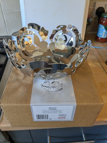 Alessi rosa fruit bowl bnib - fruit,