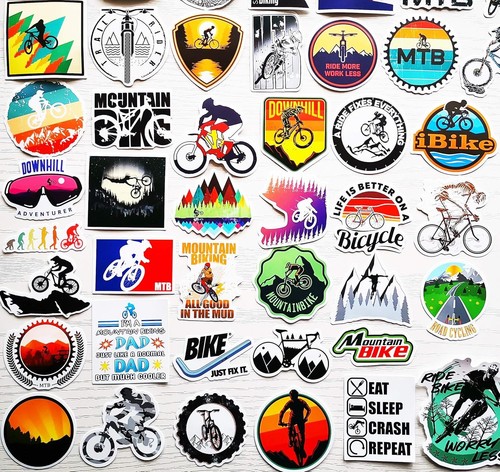 50pcs cool mtb stickers funny - 50pcs,