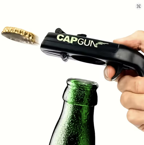 Cap gun beer - gun,