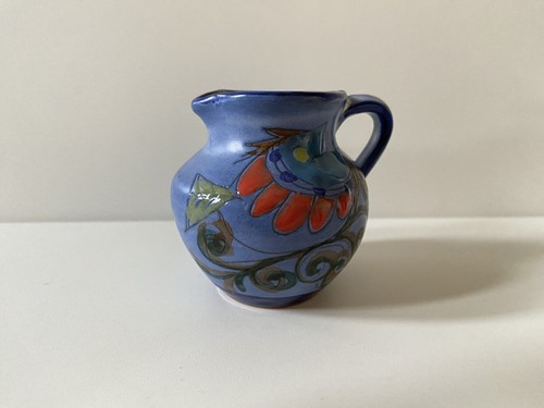 Ceramic blue hand - hand, painted