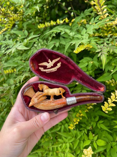 Antique vienna meerschaum pipe - antique,