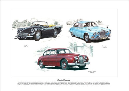 Classic daimler fine art - -,