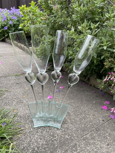 Set hand blown glass - hand,