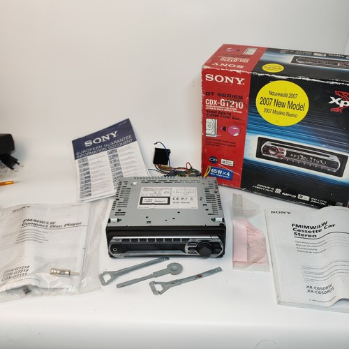 Sony cdx gt210 car - radio, cd