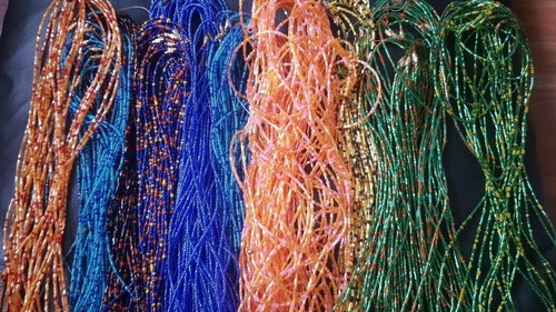 African waist beads slim - beads,