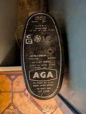Aga Control Box from Oil Fired post 1974 model in Blue