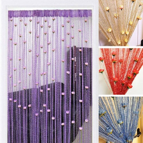 Tassel window curtain hanging - window,