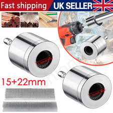 Copper Pipe Cleaner for Drill 15+22mm SET Metal Drill Tube Cleaning Brush UK