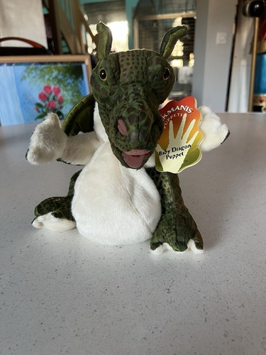 Folkmanis green baby dragon - folkmanis,