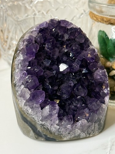 Amethyst geode crystal - crystal, cluster